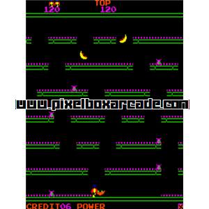 Pixelbox Arcade - Mr. Kougar (1984), a Platform / Run Jump game by ATW