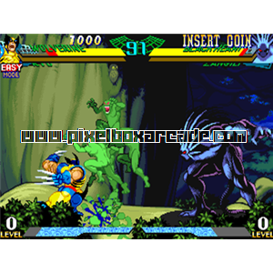 Pixelbox Arcade - Marvel Super Heroes Vs. Street Fighter (1997), a Fighter / Versus game by Capcom