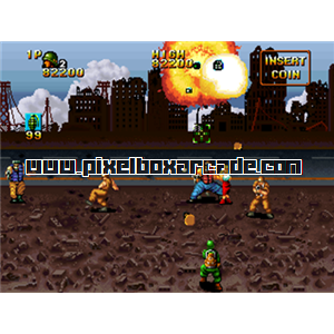 Pixelbox Arcade - NAM-1975 (1990), a Shooter / 3rd Person game by SNK