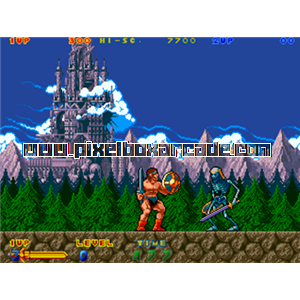 Pixelbox Arcade - Nastar (1988), a Platform / Fighter Scrolling game by Taito Corporation Japan