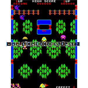 Pixelbox Arcade - Naughty Boy (1982), a Maze / Shooter Large game by Jaleco