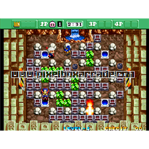 Pixelbox Arcade - Neo Bomberman (1997), a Maze game by Hudson