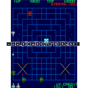 Pixelbox Arcade - Net Wars (1983), a Maze / Shooter Small game by Orca (Esco Trading Co license)