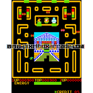 Pixelbox Arcade - New Sinbad 7 (1983), a Maze / Shooter Small game by ATW USA, Inc.