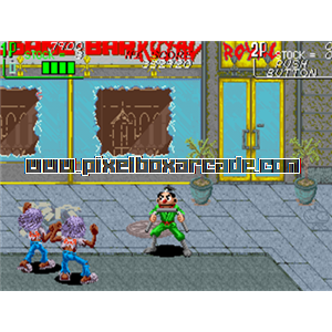 Pixelbox Arcade - The Ninja Kids (1990), a Fighter / 2.5D game by Taito Corporation Japan