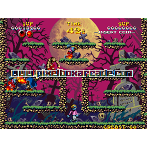 Pixelbox Arcade - Nightmare in the Dark (2000), a Platform / Run Jump game by Eleven / Gavaking