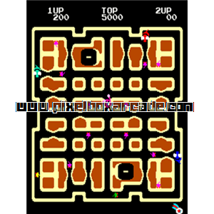 Pixelbox Arcade - Oli-Boo-Chu (1981), a Maze game by Irem + GDI