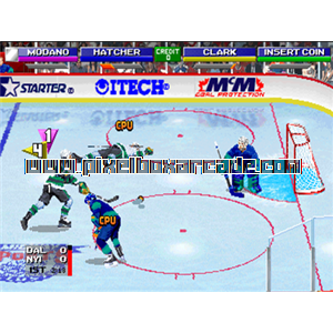 Pixelbox Arcade - 2 On 2 Open Ice Challenge (1995), a Sports / Hockey game by Midway