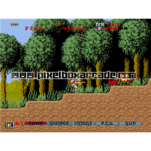 Pixelbox Arcade - Psycho-Nics Oscar (1988), a Platform / Shooter Scrolling game by Data East USA