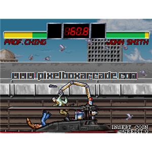 Pixelbox Arcade - Outfoxies (1994), a Platform / Fighter game by Namco