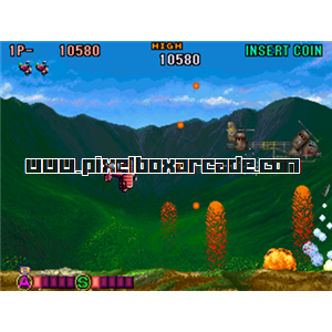 Pixelbox Arcade - P-47 Aces (1995), a Shooter / Flying Horizontal game by Jaleco
