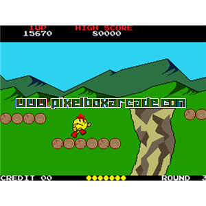 Pixelbox Arcade - Pac-Land (1984), a Platform / Run Jump Scrolling game by Namco
