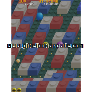 Pixelbox Arcade - Pac-Mania (1987), a Maze game by Namco