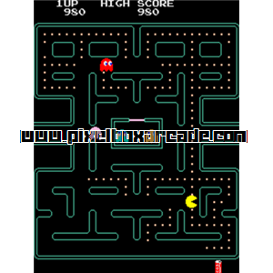 Pixelbox Arcade - Pac-Man Plus (1982), a Maze game by [Namco] (Midway license)
