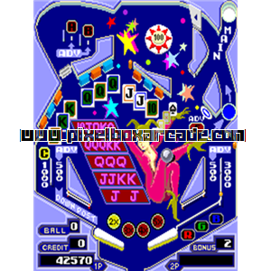 Pixelbox Arcade - Pinball Action (1985), a Pinball game by Tehkan