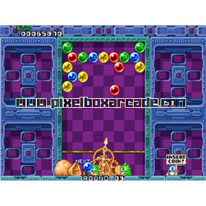 Pixelbox Arcade - Puzzle Bobble (1994), a Puzzle / Toss game by Taito Corporation