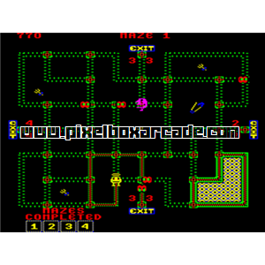 Pixelbox Arcade - Pepper II (1982), a Maze / Outline game by Exidy