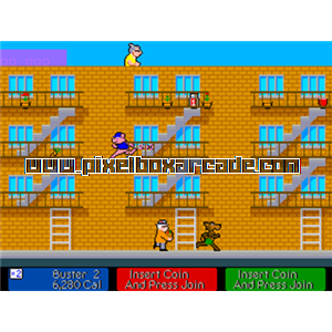 Pixelbox Arcade - Pigout (1990), a Platform / Run Jump game by Leland Corp.