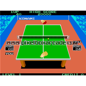 Pixelbox Arcade - Ping Pong (1985), a Sports / Ping pong game by Konami