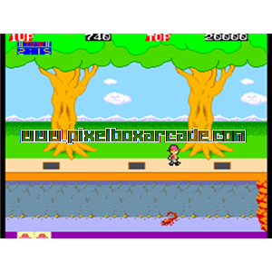 Pixelbox Arcade - Pitfall II (1985), a Platform / Run Jump Scrolling game by Sega