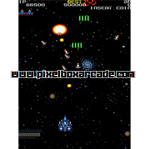 Pixelbox Arcade - Pollux (1991), a Shooter / Flying Vertical game by Dooyong