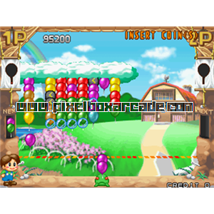 Pixelbox Arcade - Pop 'N Pop (1997), a Puzzle / Toss game by Taito Corporation