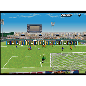 Pixelbox Arcade - Prime Goal EX (1996), a Sports / Soccer game by Namco
