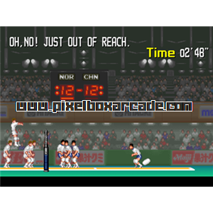 Pixelbox Arcade - Power Spikes (1991), a Sports / Volleyball game by Video System Co.