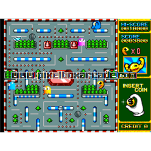 Pixelbox Arcade - Puckman Pockimon (2000), a Maze game by Genie