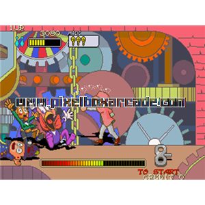 Pixelbox Arcade - PuLiRuLa (1991), a Fighter / 2.5D game by Taito Corporation Japan