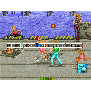 Pixelbox Arcade - Punk Shot (1990), a Sports / Basketball game by Konami