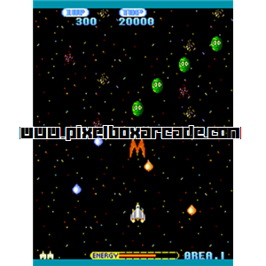 Pixelbox Arcade - Rafflesia (1986), a Shooter / Flying Vertical game by Coreland / Sega