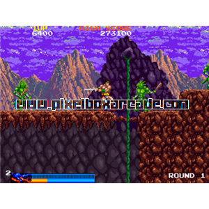 Pixelbox Arcade - Rastan (1987), a Platform / Fighter Scrolling game by Taito Corporation Japan