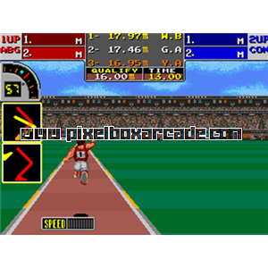 Pixelbox Arcade - Recordbreaker (1988), a Sports / Track & Field game by Taito Corporation Japan