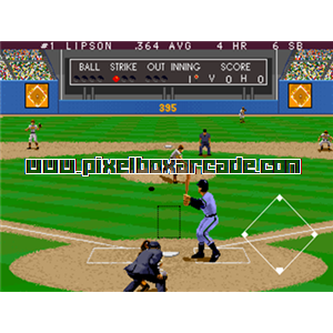 Pixelbox Arcade - Relief Pitcher (1992), a Sports / Baseball game by Atari Games