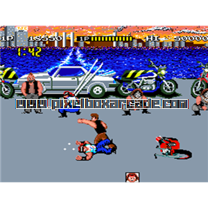 Pixelbox Arcade - Renegade (1986), a Fighter / 2.5D game by Technos (Taito America license)