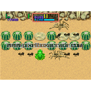 Pixelbox Arcade - Ribbit! (1991), a Maze game by Sega