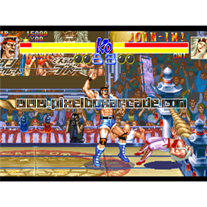 Pixelbox Arcade - Ring of Destruction: Slammasters II (1994), a Sports / Wrestling game by Capcom