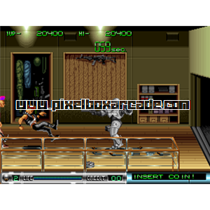 Pixelbox Arcade - Robocop 2 (1991), a Fighter / 2.5D game by Data East Corporation