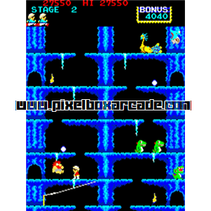 Pixelbox Arcade - Roc'n Rope (1983), a Platform / Run Jump game by Konami