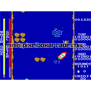 Pixelbox Arcade - River Patrol (0101), a Driving / Boat game by bootleg