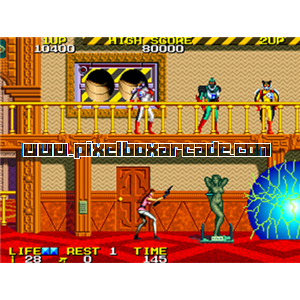 Pixelbox Arcade - Rolling Thunder 2 (1990), a Platform / Shooter Scrolling game by Namco