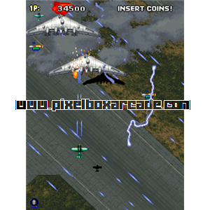 Pixelbox Arcade - Strikers 1945 (1995), a Shooter / Flying Vertical game by Psikyo