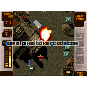 Pixelbox Arcade - Strikers 1945 Plus (1999), a Shooter / Flying Vertical game by Psikyo
