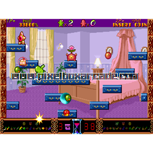 Pixelbox Arcade - Saboten Bombers (1992), a Platform / Run Jump game by NMK / Tecmo