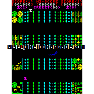 Pixelbox Arcade - Safari Rally (1979), a Maze / Driving game by SNK