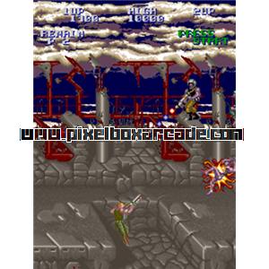 Pixelbox Arcade - Super Contra (1988), a Platform / Shooter Scrolling game by Konami