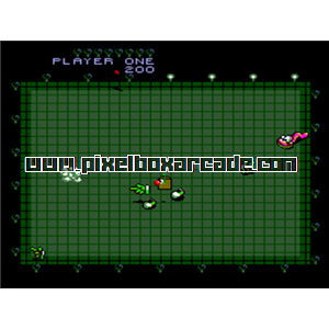 Pixelbox Arcade - Screw Loose (1983), a Shooter / Field game by Mylstar