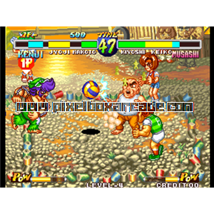 Pixelbox Arcade - Super Dodge Ball (1996), a Sports / Dodgeball game by Technos