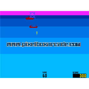 Pixelbox Arcade - Sea Wolf II (1978), a Shooter / Gallery game by Midway